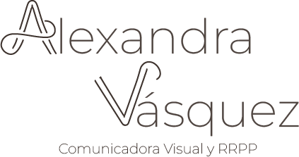 Alexandra Vásquez, Comunicadora Visual y RRPP